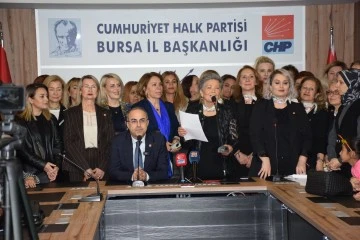 CHP İl Başkanlığı'nda  kadın buluşması 