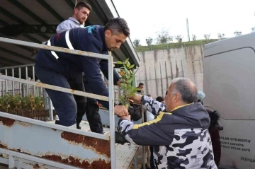 Çiftçilere &quot;süper meyve&quot; fidanı dağıtıldı
