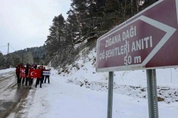 Çığ faciasında ölenler Zigana Dağı’nda anıldı
