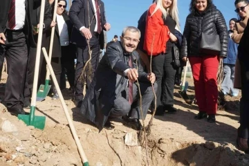 Çivril’de 15 Temmuz şehitleri anısına 300 ceviz fidanı toprakla buluşturuldu
