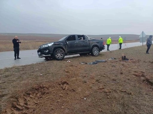 Çorum’da pikap takla attı: 5 yaralı
