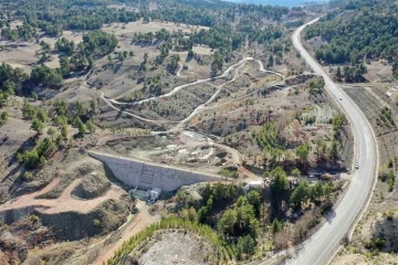 Cumaalanı Göledi su tutmaya hazır hale geldi
