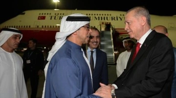 Cumhurbaşkanı Erdoğan Birleşik Arap Emirlikleri'nde