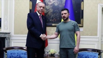 Cumhurbaşkanı Erdoğan ile Ukrayna Devlet Başkanı Zelenskiy'nin görüşmesi başladı