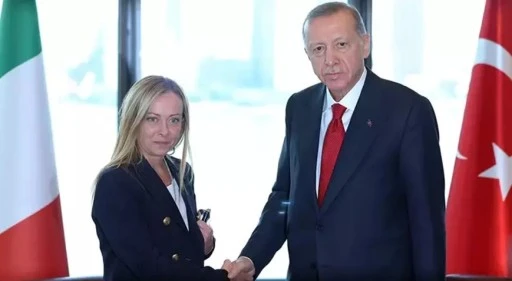 Cumhurbaşkanı Erdoğan, İtalya Başbakanı Meloni ile görüştü