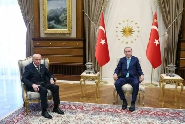 Cumhurbaşkanı Erdoğan, MHP Lideri Bahçeli ile görüştü
