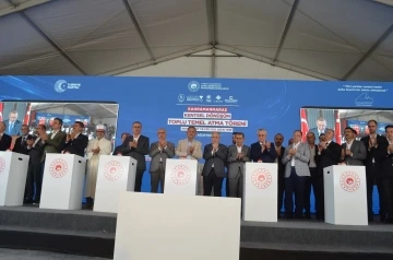 Cumhurbaşkanı Erdoğan startı verdi, Kahramanmaraş’ta ilk temeller atıldı
