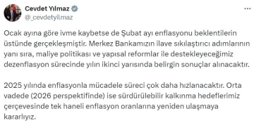 Cumhurbaşkanı Yardımcısı Yılmaz: “Destekleyeceğimiz dezenflasyon sürecinde yılın ikinci yarısında belirgin sonuçlar alınacaktır”
