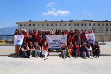 ‘Damla’ gönüllüleri Muğla’da
