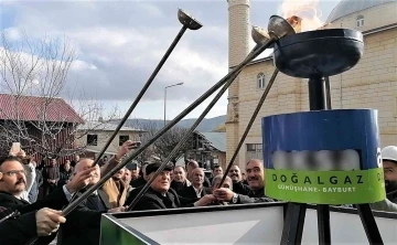 Demirözü’nde hatta ilk doğalgaz akışı için tören düzenlendi
