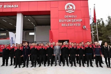 Denizli Büyükşehir İtfaiyesi, Ege’nin en büyük, Türkiye’de ise ilk 3’te
