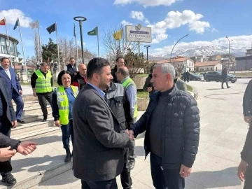 Deprem bölgesine lojistik merkez kuruldu
