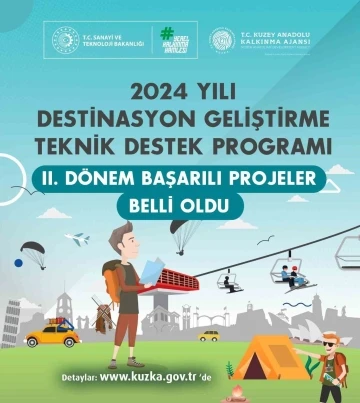 Destinasyon Geliştirme Teknik Destek Programı ile 5 proje desteklenecek
