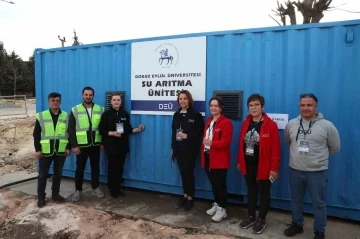 DEÜ’den Adıyaman’a ’Mobil İçme Suyu Arıtma Tesisi’ desteği
