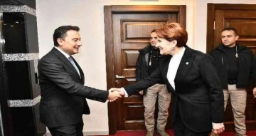 DEVA Partisi lideri Babacan’dan İYİ Parti lideri Akşener’e ziyaret