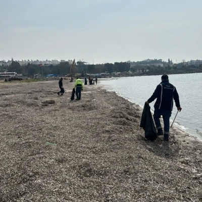 Didim’de sahil hattı temizlendi
