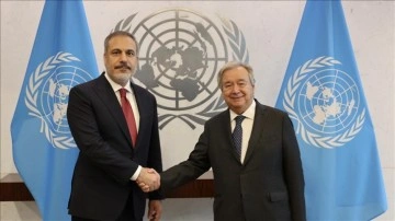 Dışişleri Bakanı Fidan, BM Genel Sekreteri Guterres ile görüştü