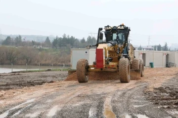 Diyarbakır çadır kentte yağışa karşı tedbirler alındı
