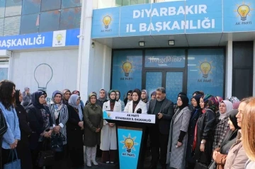 Diyarbakır’da AK Partili kadınlardan 8 Mart mesajı
