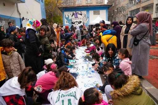 Diyarbakır’da çocuklar ‘Sanat ve Spor Şenliği’nde eğlendi
