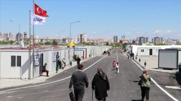 Diyarbakır'da kurulan konteyner kente 900 depremzede yerleştirildi