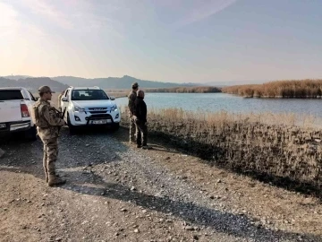 Doğa koruma ve jandarma ekibinden doğa koruma kontrolü
