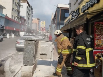 Dörtyol’da elektrik panosu yandı
