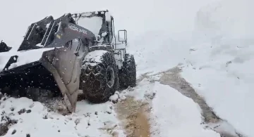 Doski Vadisi’nde mayıs ayında 5 metreyi bulan kar görüntüleri hayrete düşürüyor
