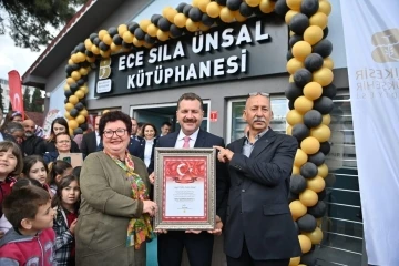 Ece Sıla Ünsal Kütüphanesi açıldı
