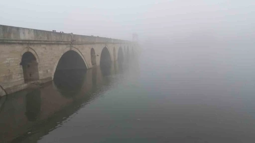 Edirne’yi sis kapladı
