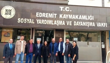 Edremit Ticaret Odası’ndan Sosyal Yardımlaşma ve Dayanışma Vakfına ziyaret
