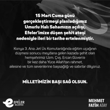 Efeler Belediyesi’nden şehit duyarlılığı
