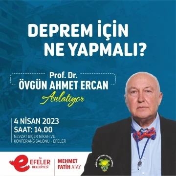 Efeler’de deprem bilinci artıyor
