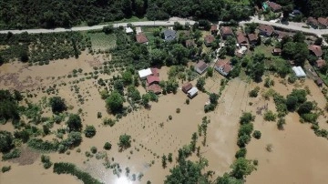 Efteni Gölü havzasındaki taşkın 350 dekarı su altında bıraktı