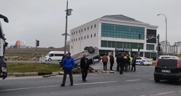 Elazığ’da emniyet kemeri hayat kurtardı
