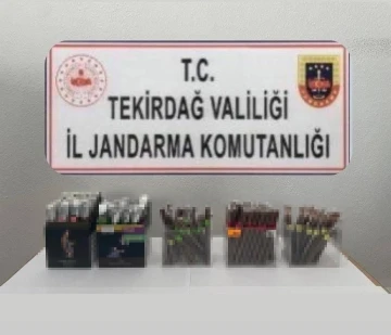 Ergene’de bandrolsüz puro ele geçirildi
