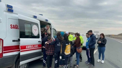 Ergene’de trafik kazası: 3 yaralı
