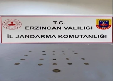 21 adet gümüş sikke ele geçirildi