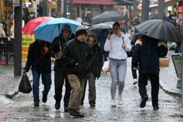 Erzincan’da yağmur yağışı
