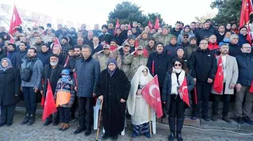 Erzurum’da 147 yıl önceki kahramanlık ruhu bir kez daha yaşatıldı
