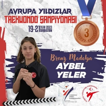 Eskişehirli Aybel Avrupa 3’üncüsü oldu
