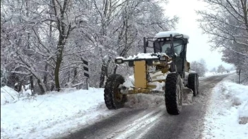 Etkili kar yağışında ekipler yoğun çalışma içinde
