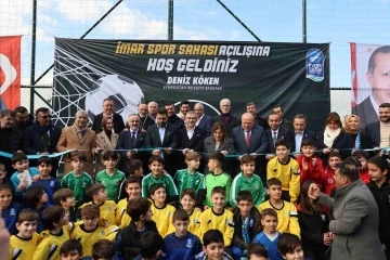 Eyüpsultan’da “İmar Spor” sahasının açılış yapıldı
