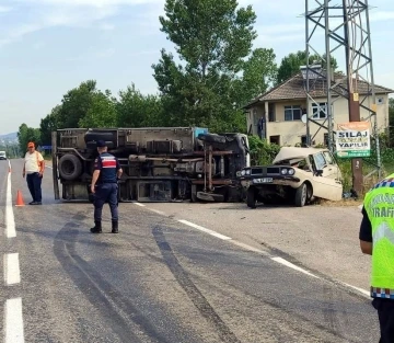 Feci kazadan yara almadan kurtuldu
