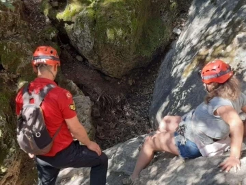 Fethiye’de doğa yürüyüşünde kaybolan kadın JAK tarafından bulundu