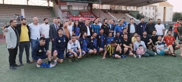 Futbol turnuvasında şampiyon Cizre Devlet Hastanesi
