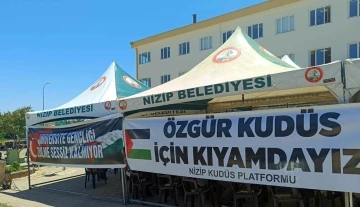 GAÜN’de Gazze protestosu
