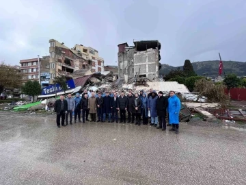 Gazeteciler Milletvekili Yayman ile Hatay’da incelemelerde bulundu
