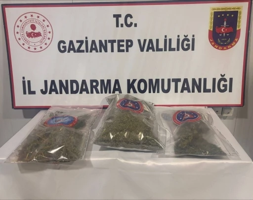 Gaziantep’te 1 kilo esrar ele geçirildi
