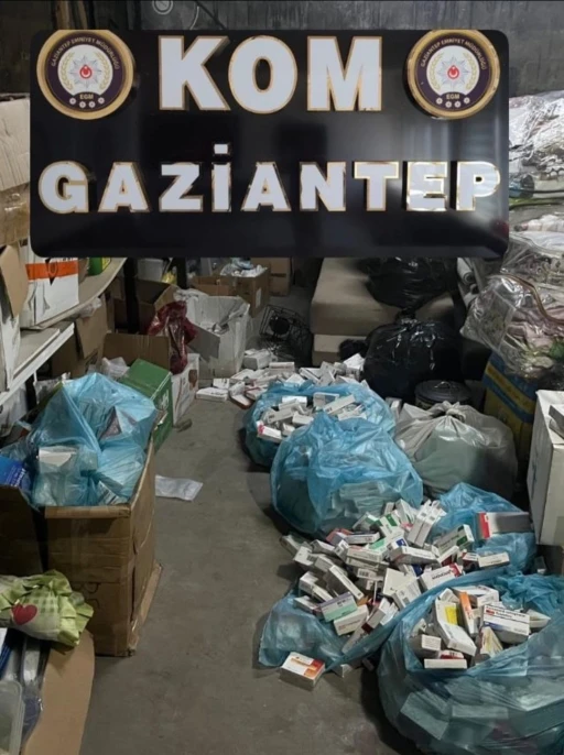 Gaziantep’te 105 bin 757 adet sahte ilaç ele geçirildi
